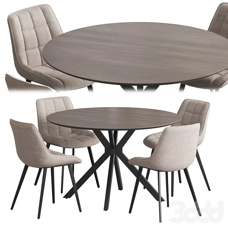 Ralf table Adah chair